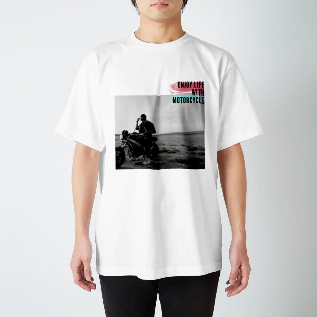 nijiiro-kujiraのバイクライフを楽しむシリーズ Regular Fit T-Shirt