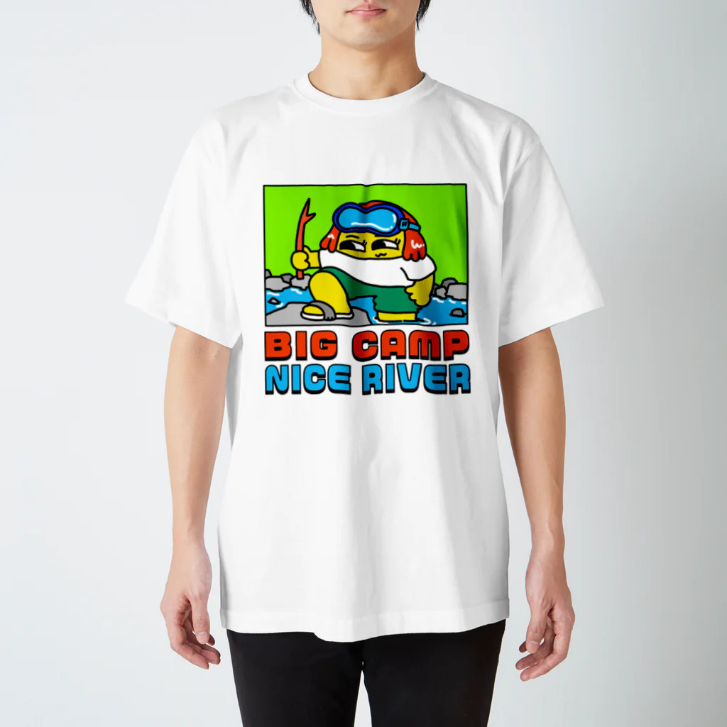 BIG_CAMPのNICE RIVER スタンダードTシャツ