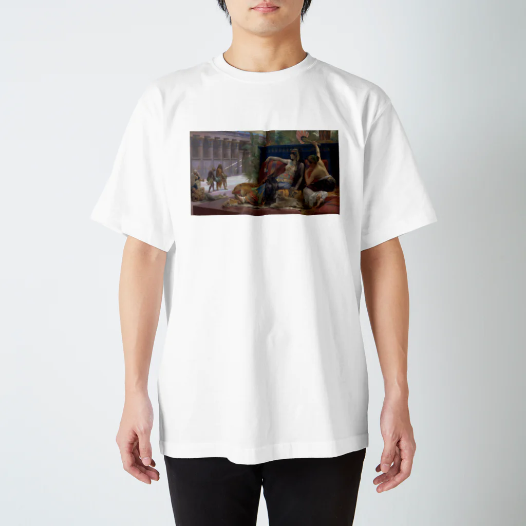 世界美術商店の死刑囚に毒を試すクレオパトラ / Cleopatra Testing Poisons on Condemned Prisoners Regular Fit T-Shirt