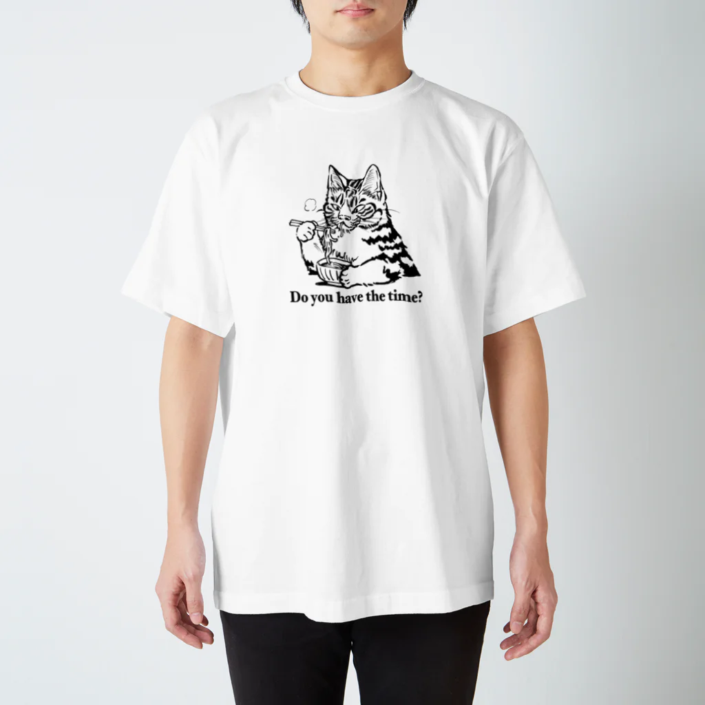 でんや　SUZURI店の時そば猫 スタンダードTシャツ