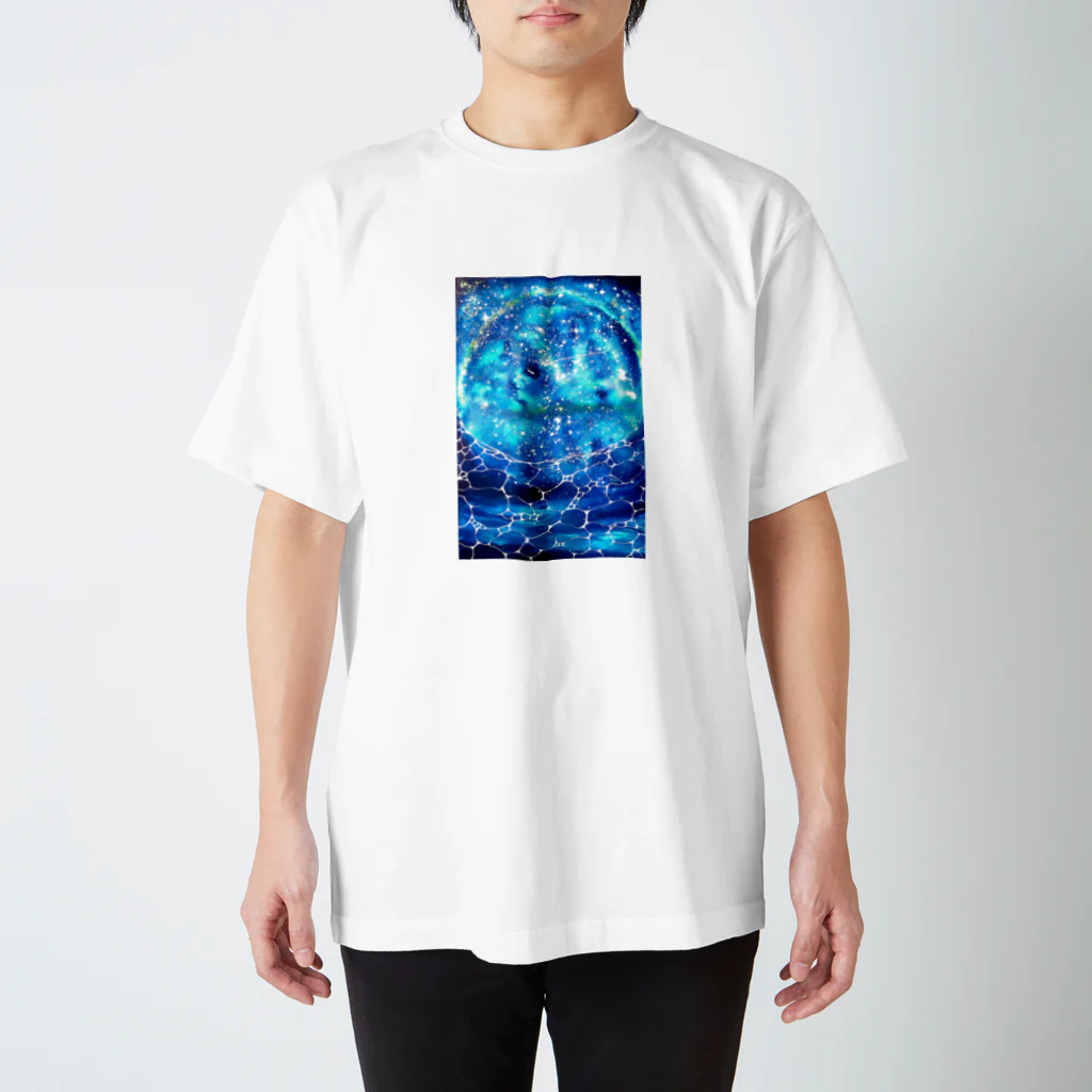 Ryu.ATELIERの星空と海 スタンダードTシャツ