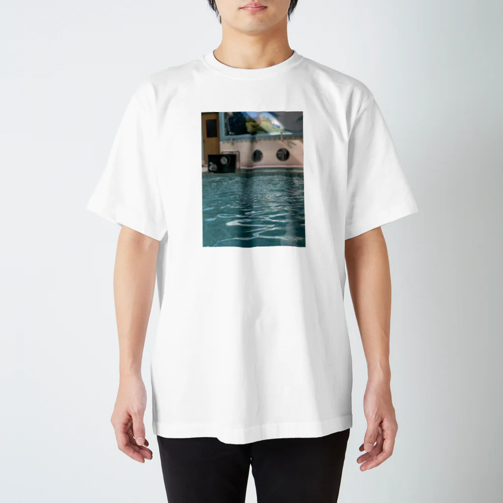 あらかわ銭湯 雲翠泉【三河島】の【雲翠泉】水面Tシャツ スタンダードTシャツ