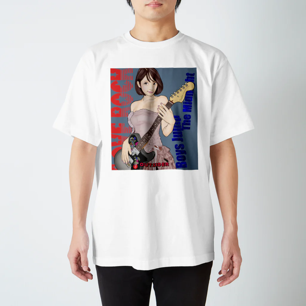 Zac-SDのギター少女 03 （みく） スタンダードTシャツ