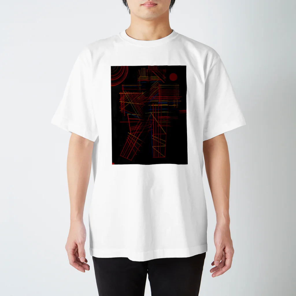 世界美術商店の色のついた棒 / Colored Sticks スタンダードTシャツ