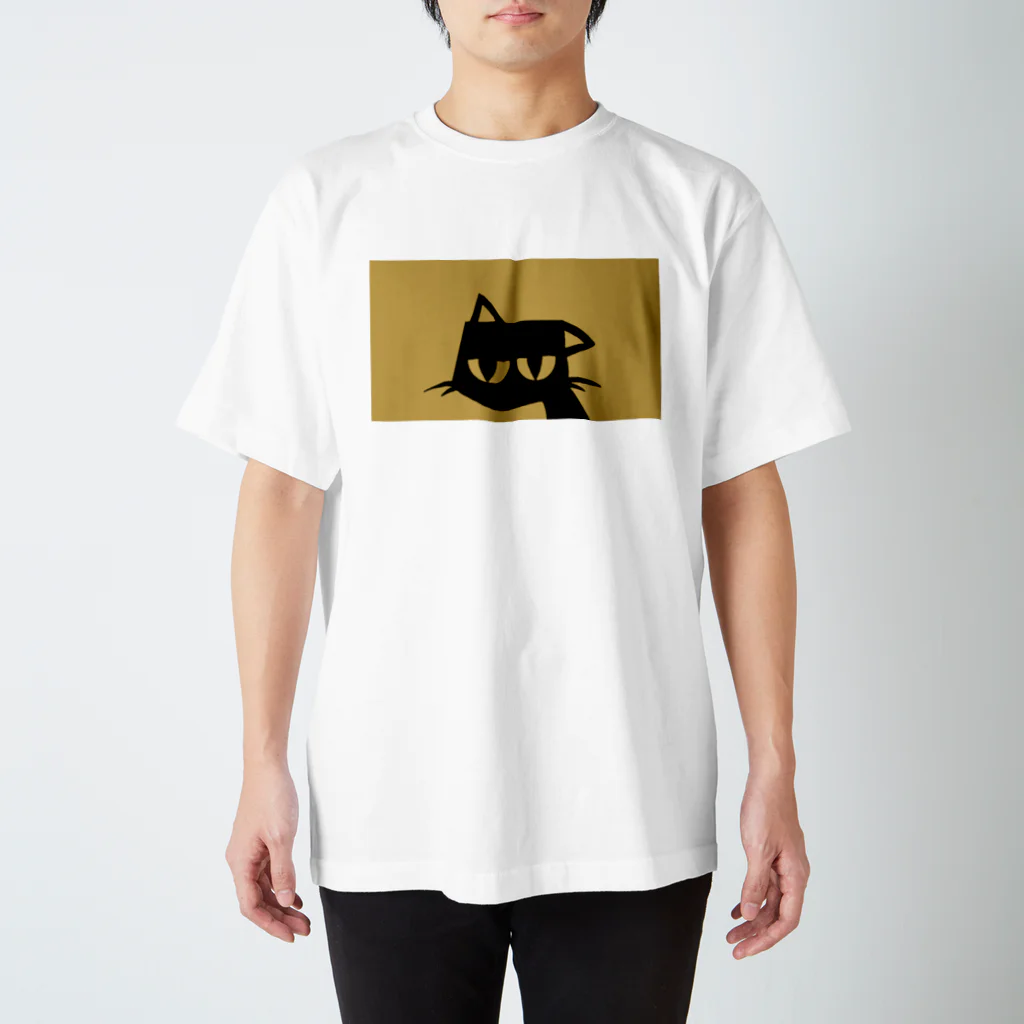 【KOTCH】 Tシャツショップのタレねこ　イエロー スタンダードTシャツ