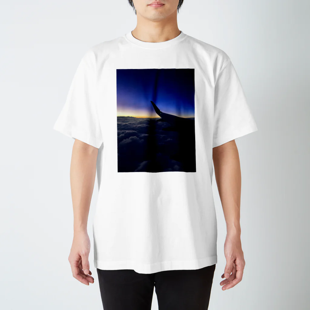 ryuonji87の飛行機からのsunset スタンダードTシャツ