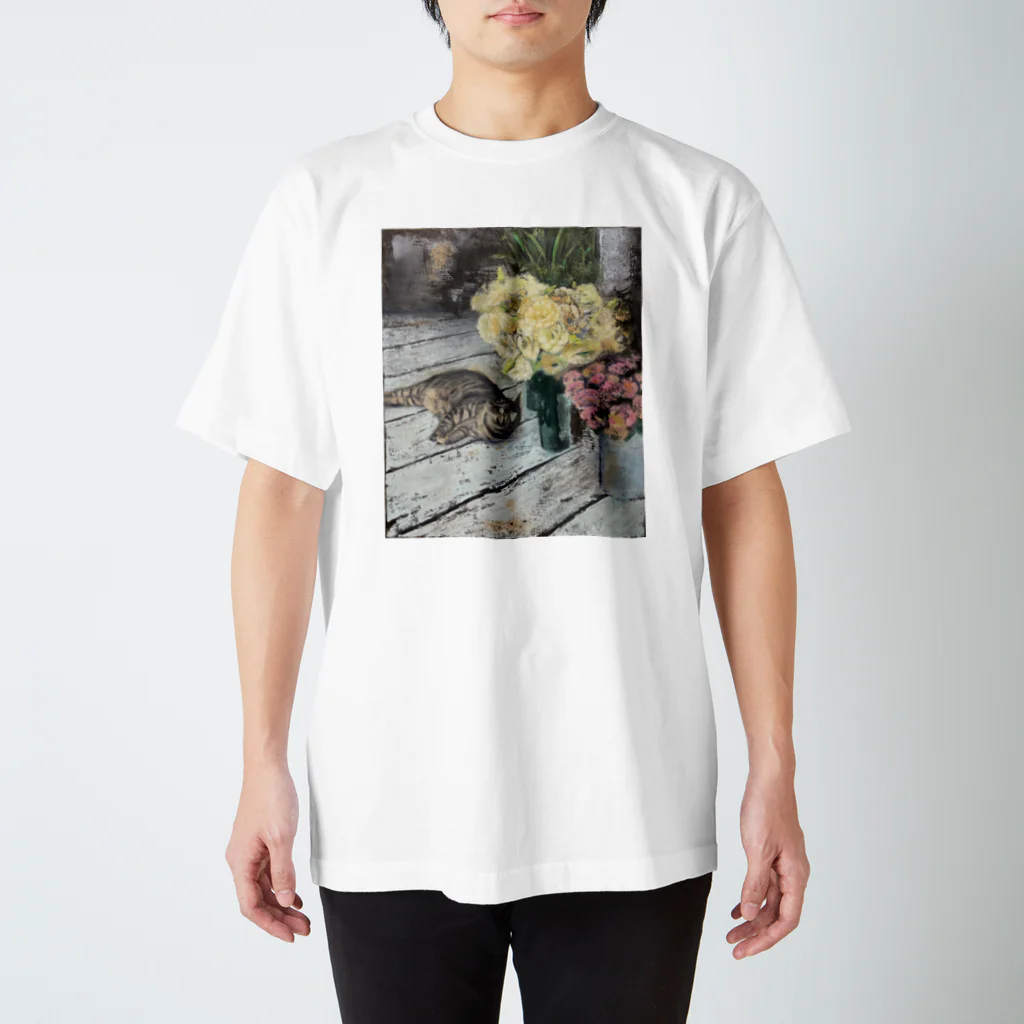 yumik0zai_shopの『ある花屋の風景』 スタンダードTシャツ