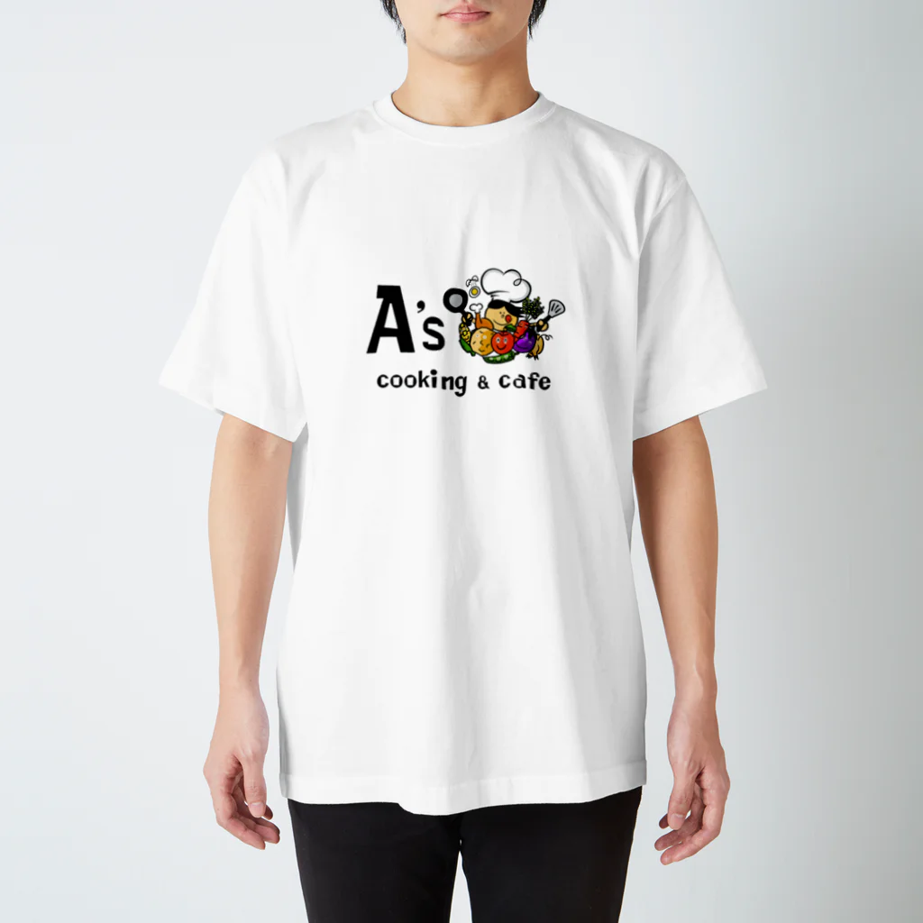 Paint ThankyouのA's  cooking ＆ cafe スタンダードTシャツ