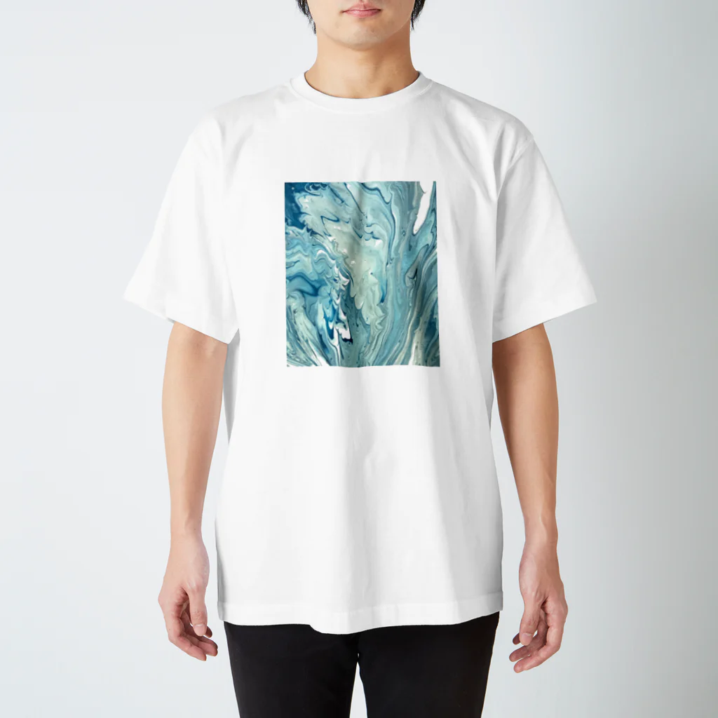 たまれんこんの夏っぽいフルイドアート Regular Fit T-Shirt