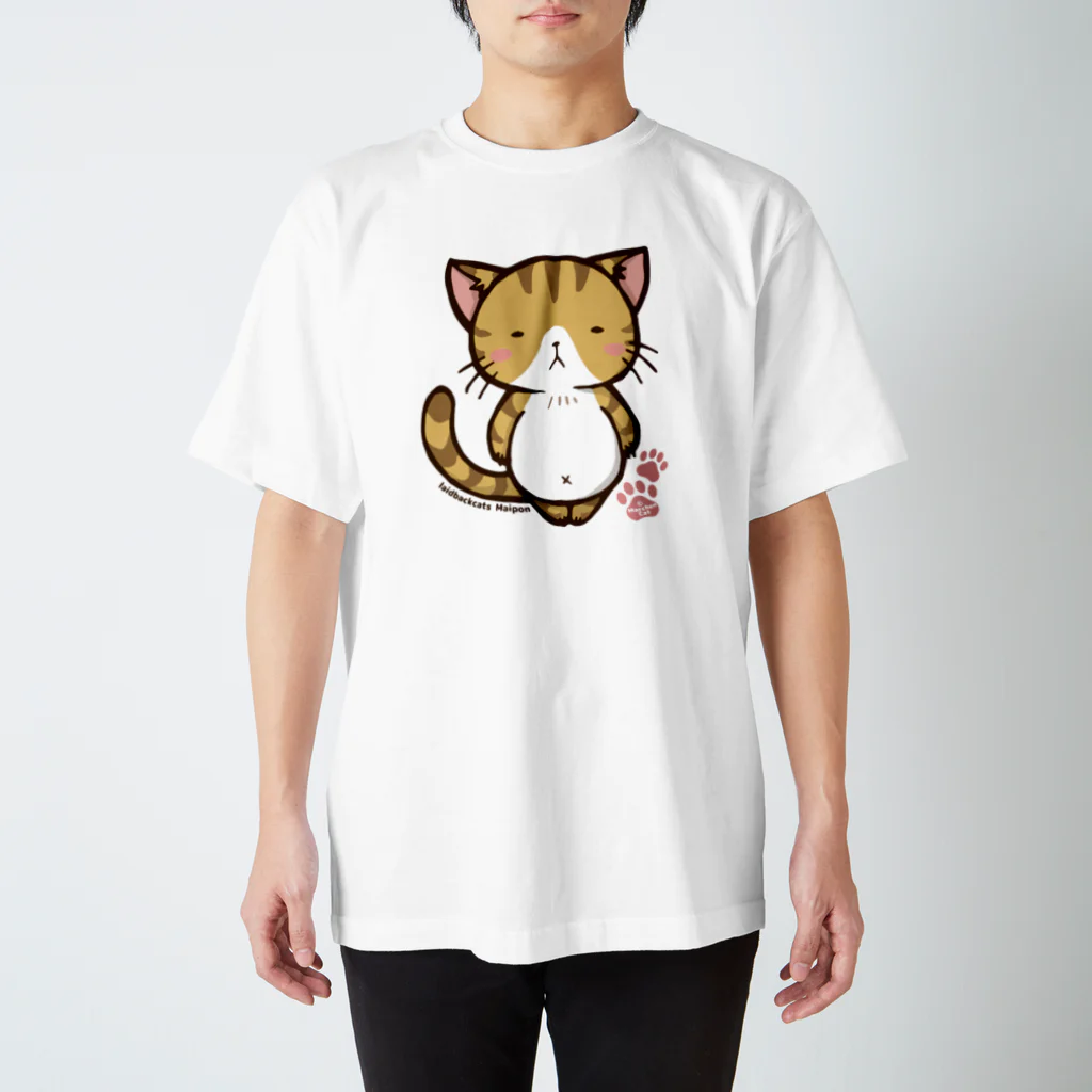MarchenCatののほほんネコさん【まいぽん】 スタンダードTシャツ