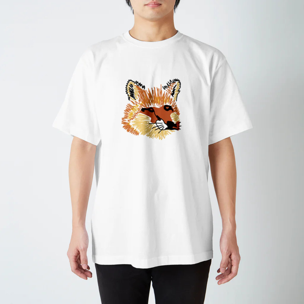 【KOTCH】 Tシャツショップのキツネ　ロゴ スタンダードTシャツ