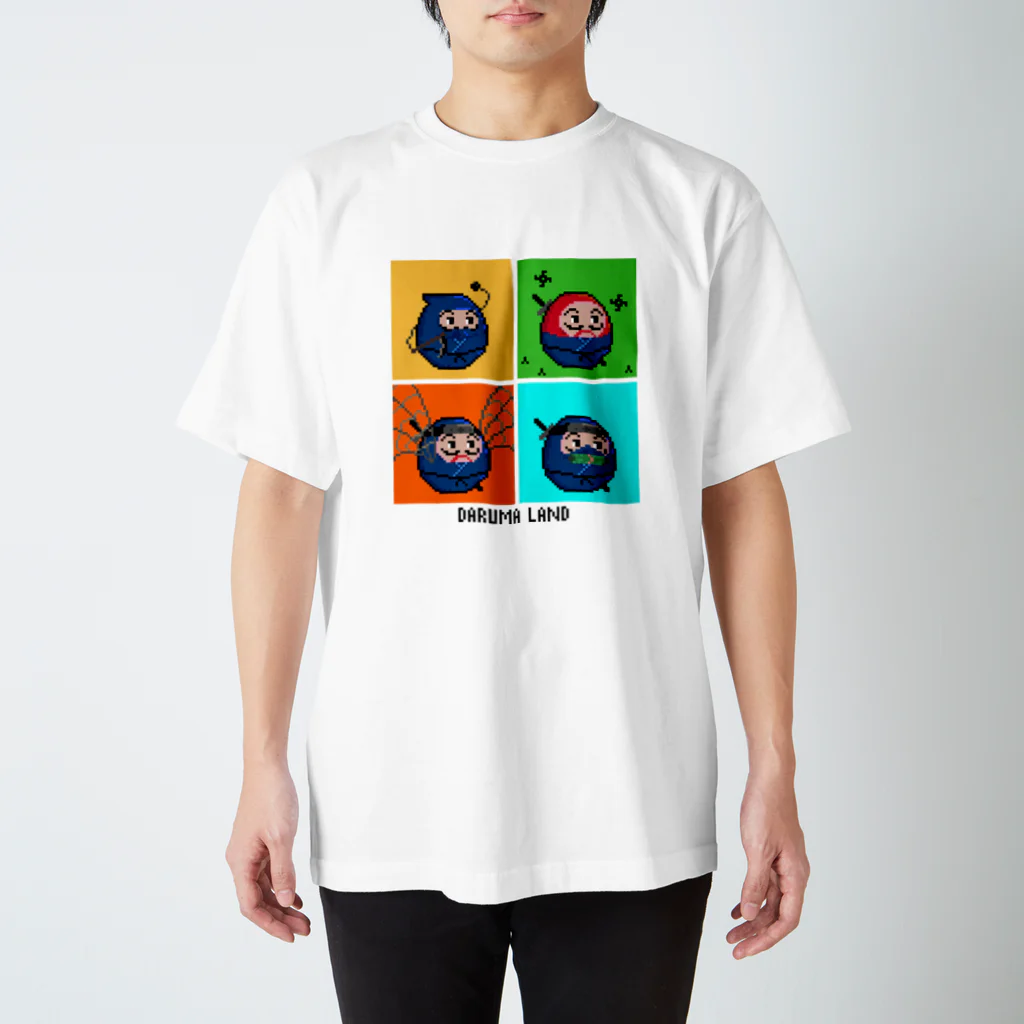 DARUMA_LANDのニンジャDaruma スタンダードTシャツ