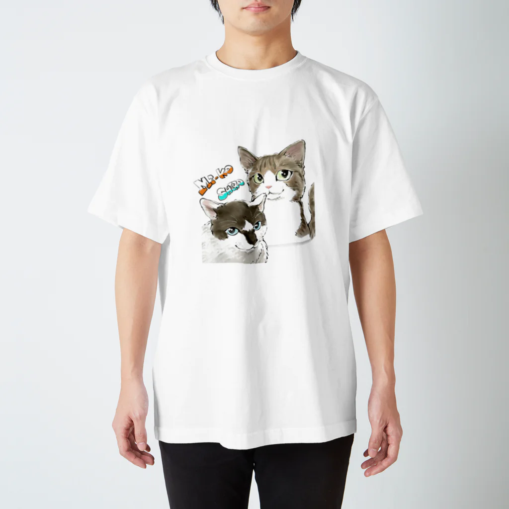 ミヨショップのねこ スタンダードTシャツ