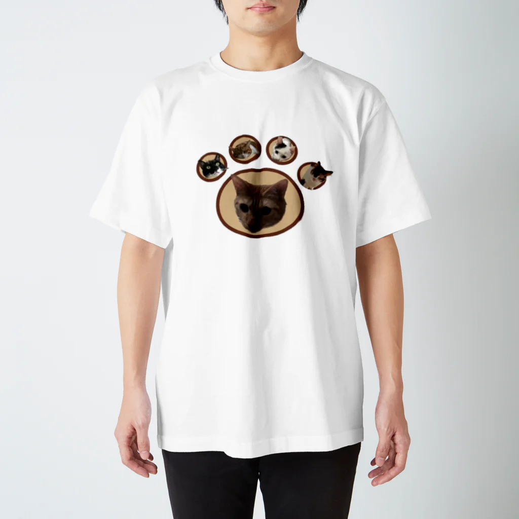 hiyoko_630815のfive cats　② Regular Fit T-Shirt