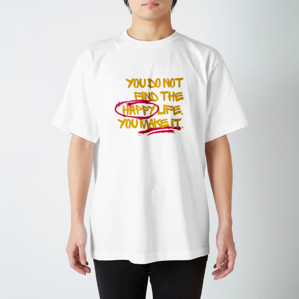 jamfish_goodiesのMAKE HAPPY LIFE スタンダードTシャツ