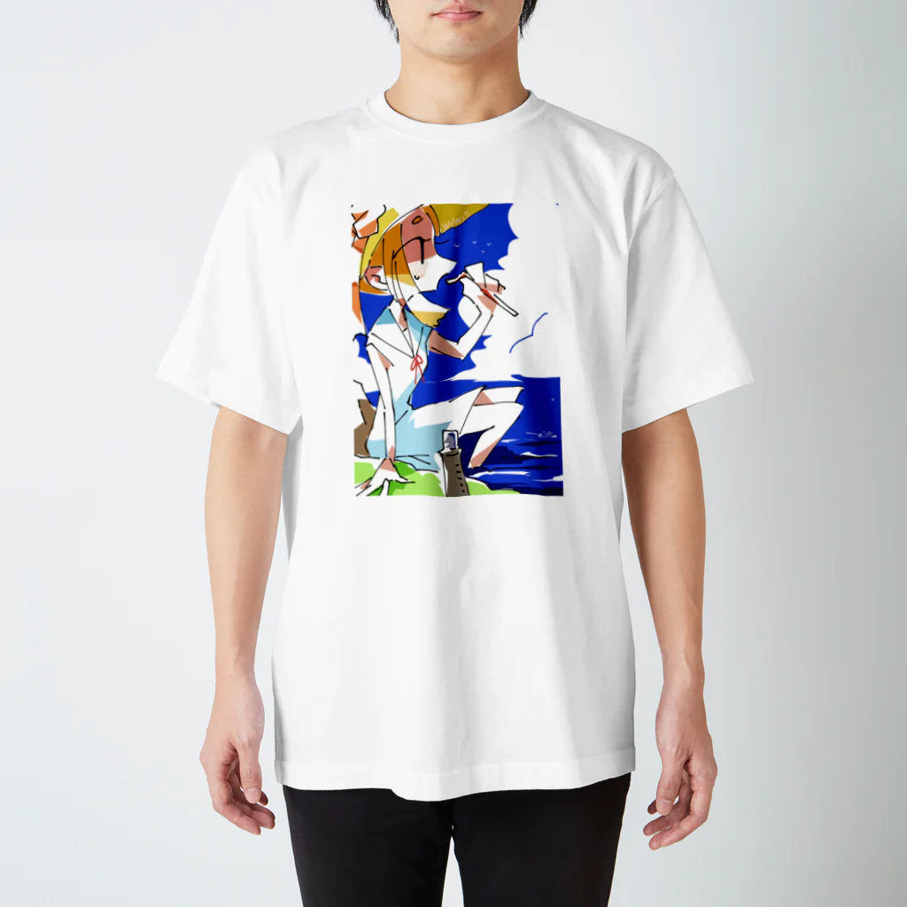 谷底の水分補給ちゃん Regular Fit T-Shirt