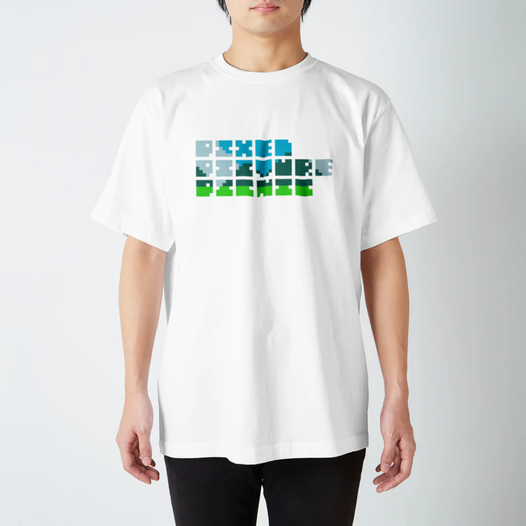 ずぅんのPixel Picture Picnic Regular Fit T-Shirt