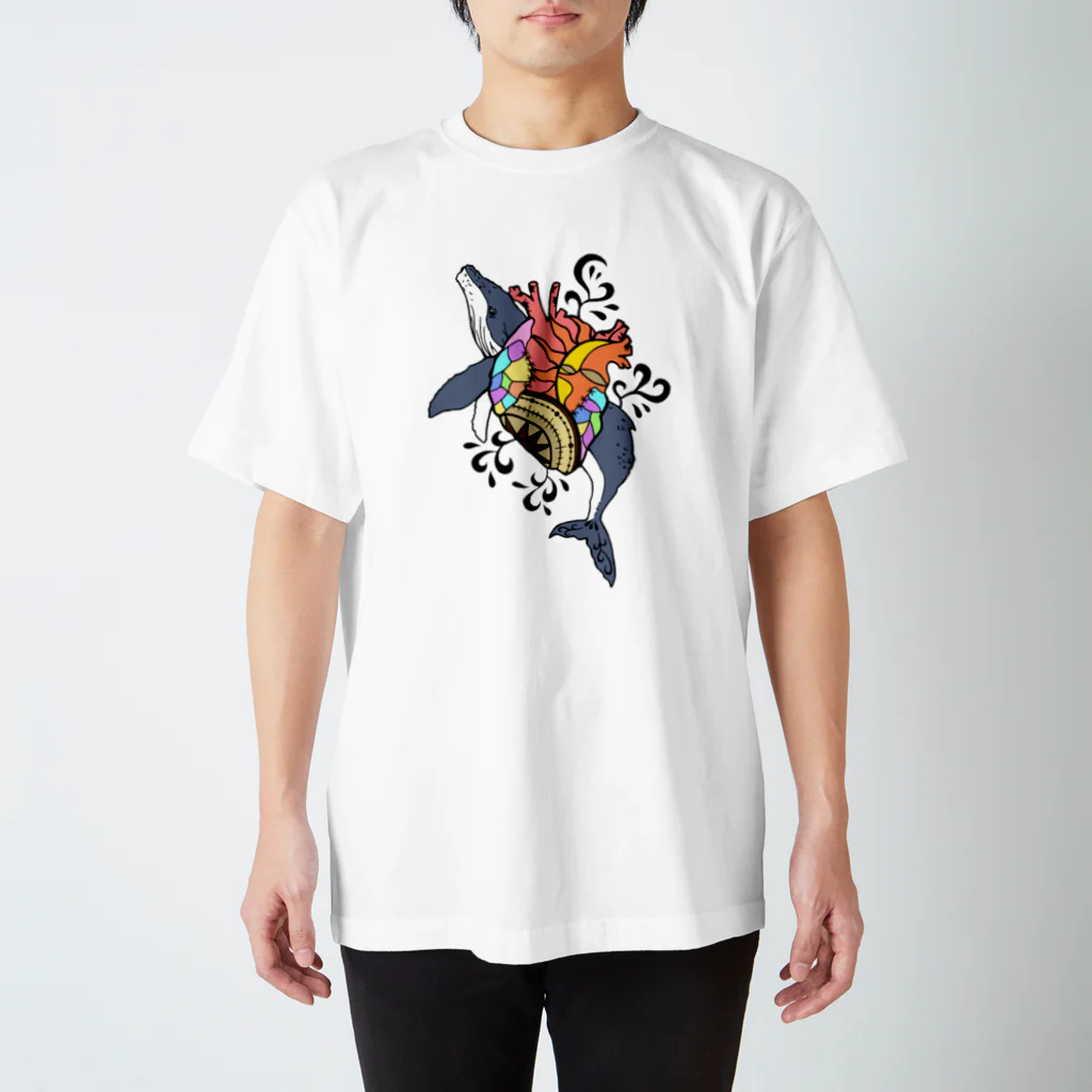 SamyのHeart(正面ノーマルカラー用) スタンダードTシャツ