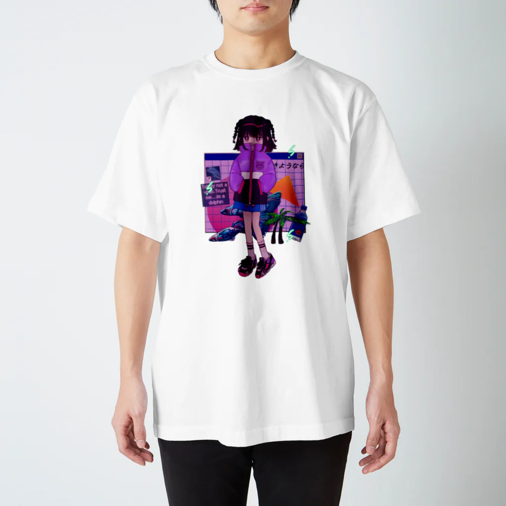 りたのvaporwave系女子 Regular Fit T-Shirt