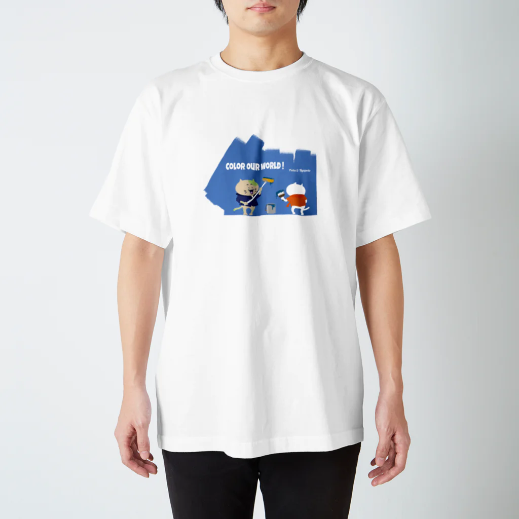 ニャポストアのペーニャ＆ニャポ太01 スタンダードTシャツ