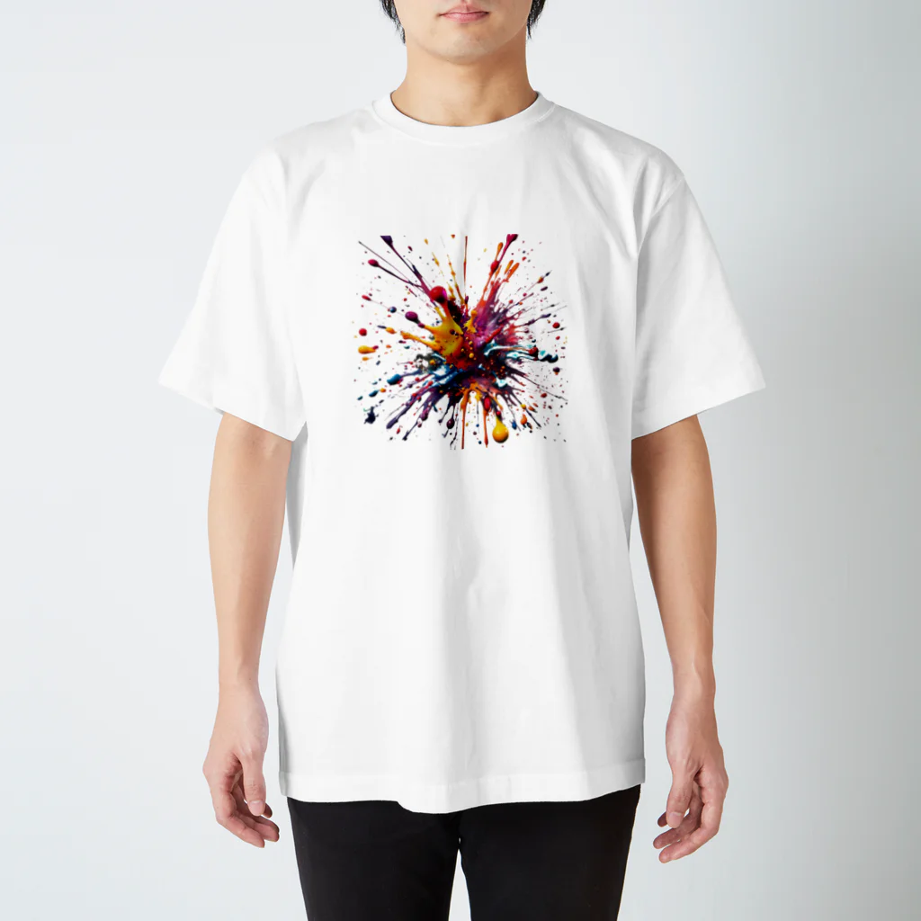 Chi3のINK SPLASH Regular Fit T-Shirt