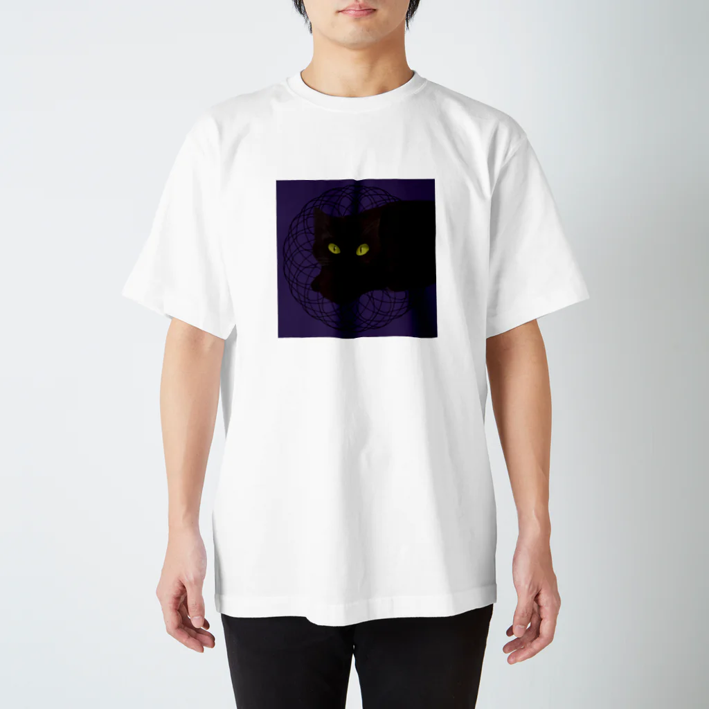 H1N4の猫の絵 Regular Fit T-Shirt