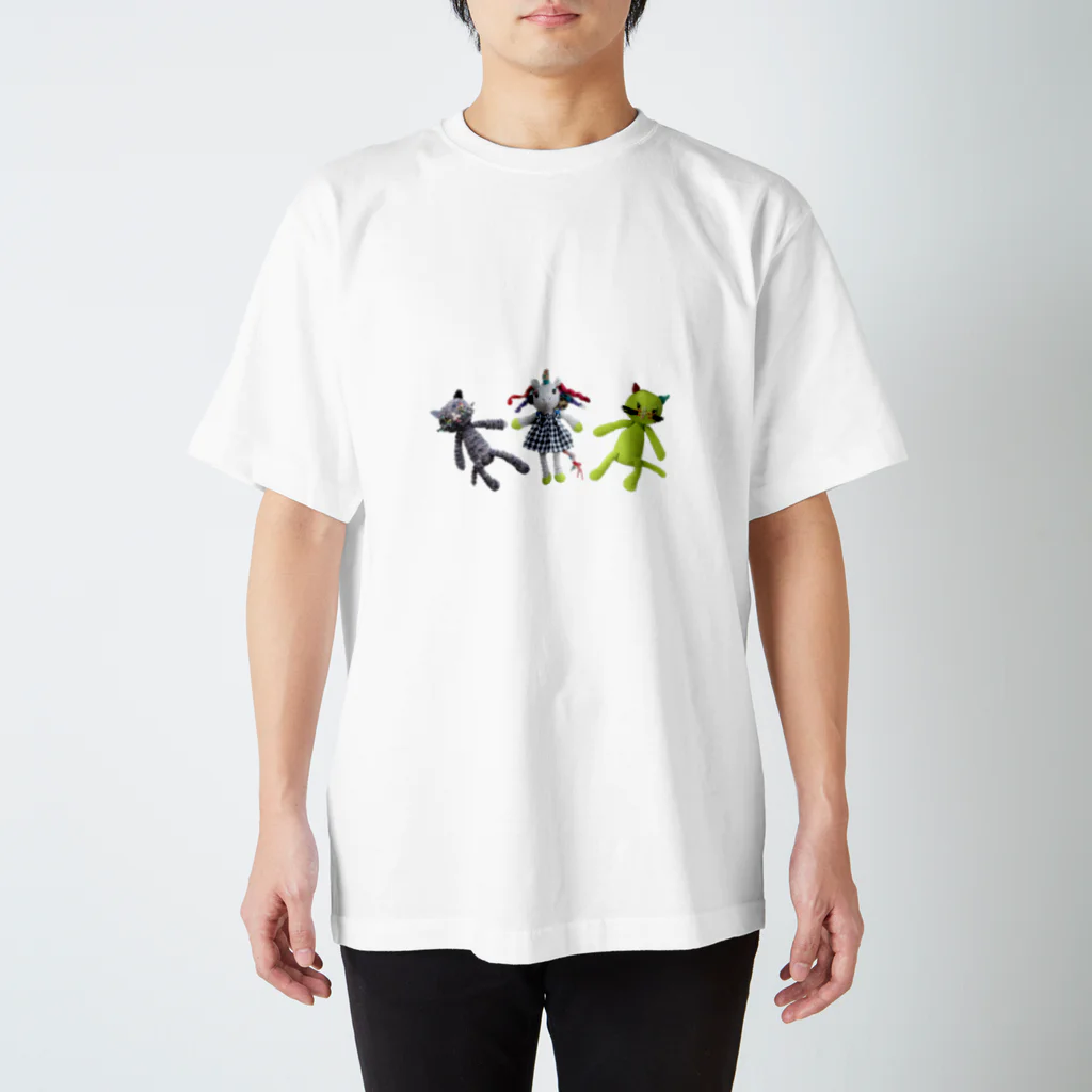 A's FAVORIの編みぐるみの仲間たち スタンダードTシャツ