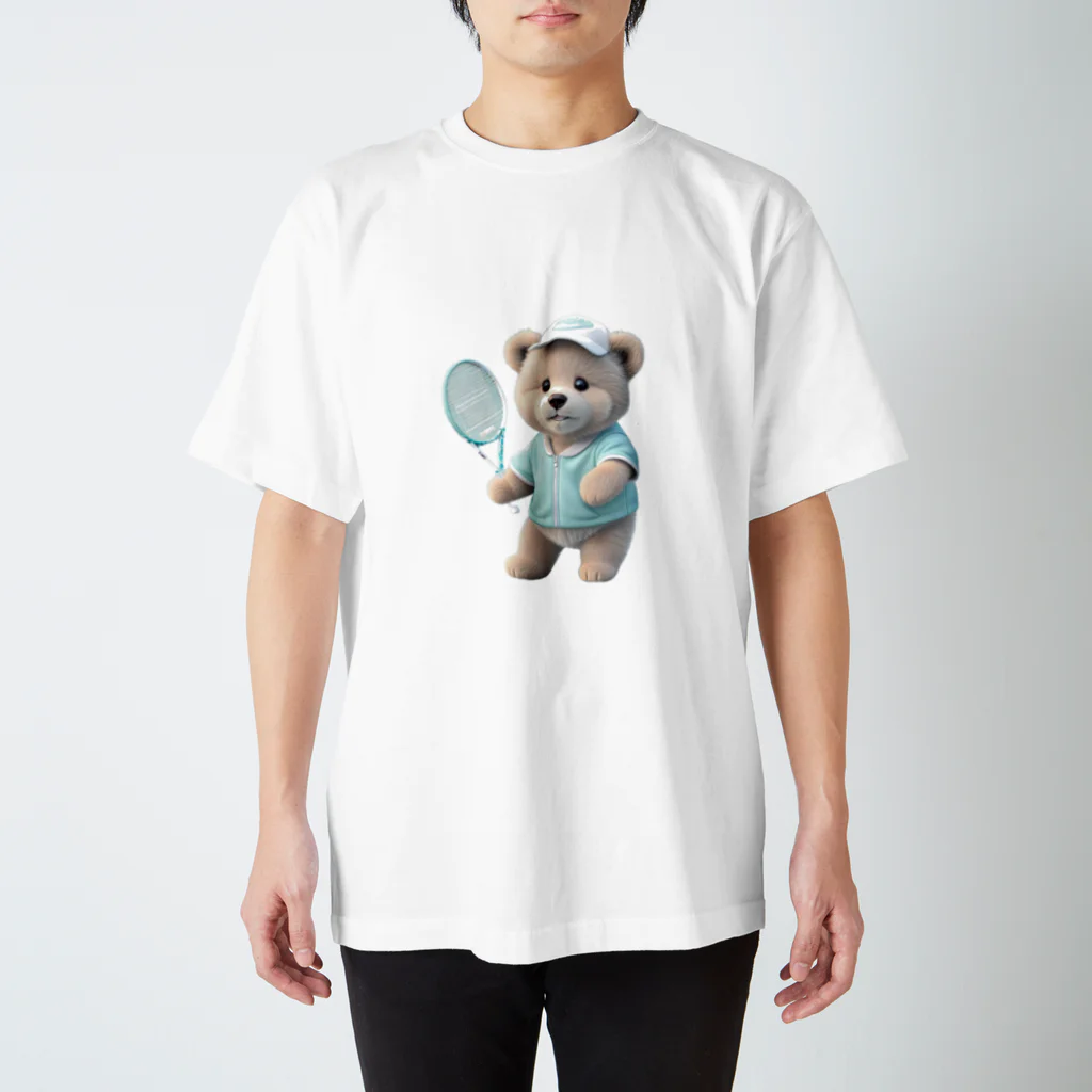 🐾風太🐾のテニス熊ちゃん スタンダードTシャツ