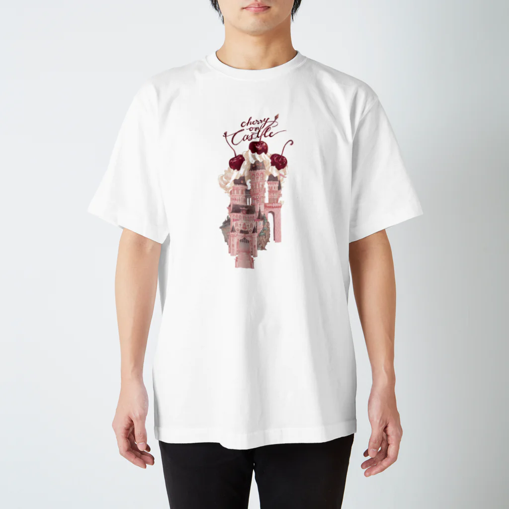 okappaloverのcherry on castle スタンダードTシャツ