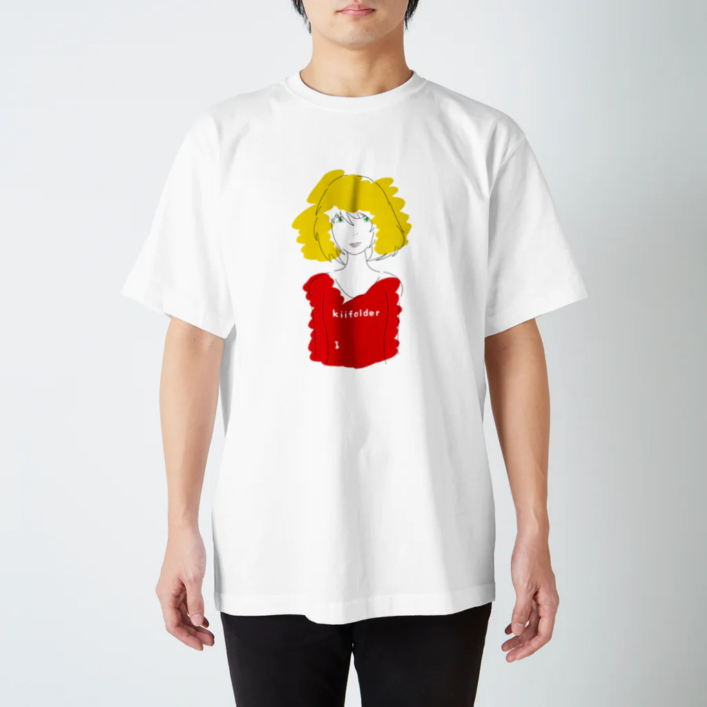 キイフォルダ／kiifolderのblond girl スタンダードTシャツ