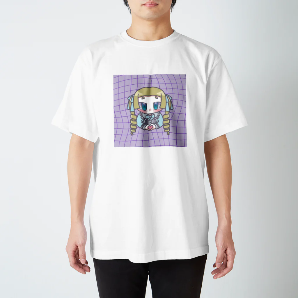 椚木の縦ロールお嬢様 スタンダードTシャツ