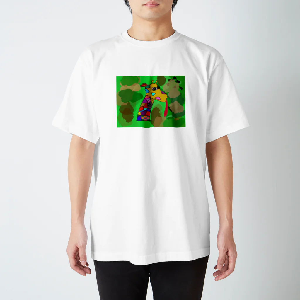 fy_fy(フィフィ)のそこら辺にいる麒麟 スタンダードTシャツ