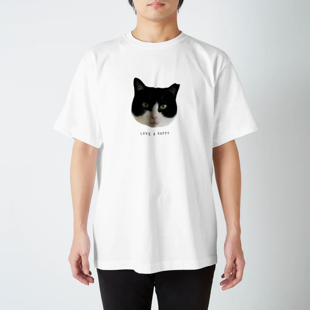 保護猫広場　ラブとハッピーのビビちゃん【500円分の寄付ができます】 スタンダードTシャツ