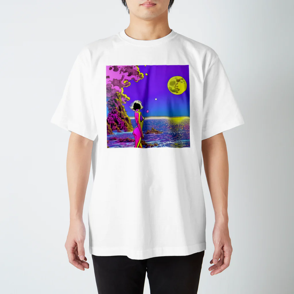 おもしろTシャツ屋さん YUTTARIの月シリーズ　② Regular Fit T-Shirt