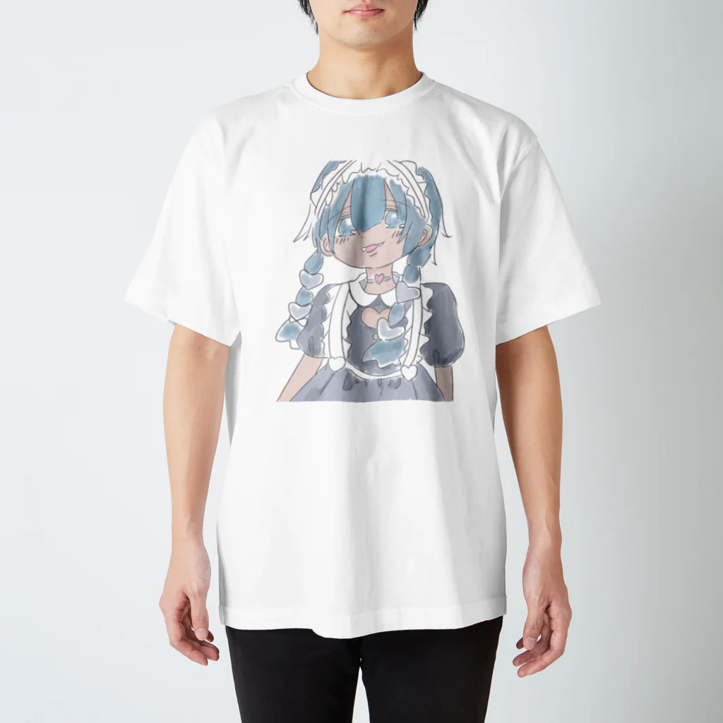 sinamotanのメイドの雅ちゃん スタンダードTシャツ