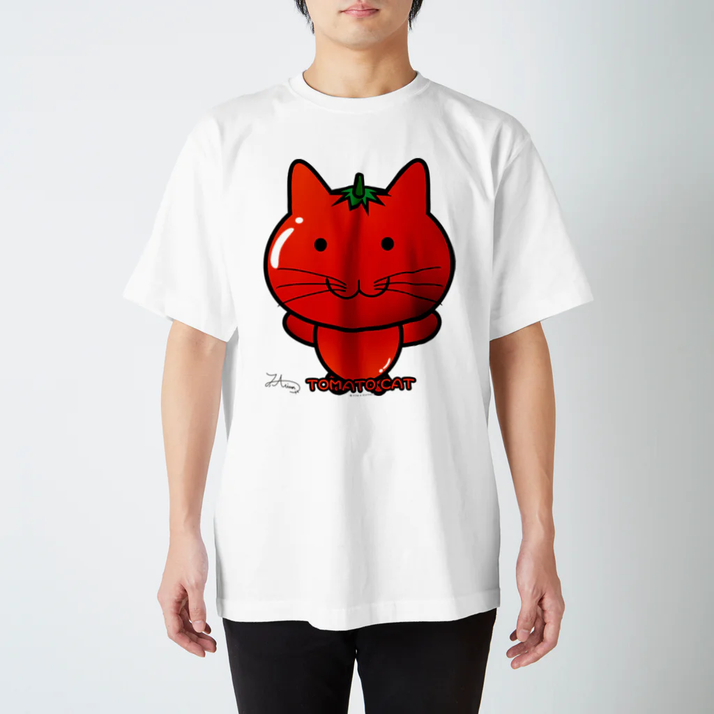 Ally's GoodsのAlly's TOMATO CAT Regular Fit T-Shirt