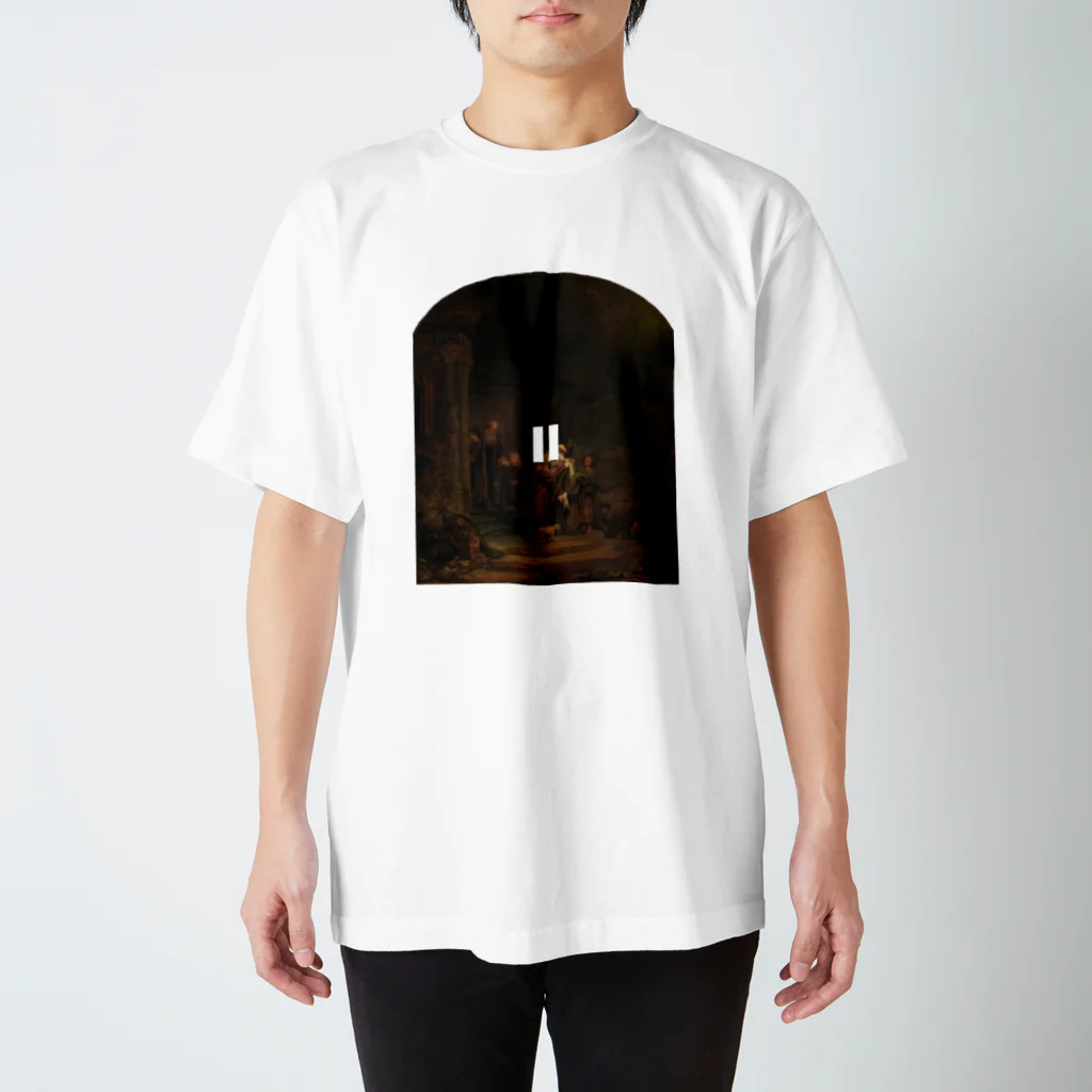 MeowonderoomWearの【Pause】Rembrandt van Rijn スタンダードTシャツ