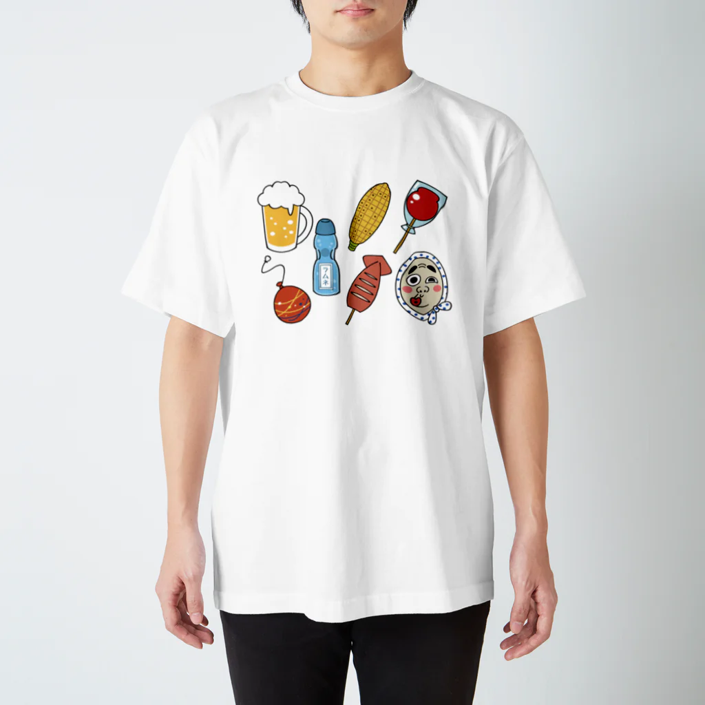 ゆちのへやの夏祭り・縁日セットイラスト Regular Fit T-Shirt