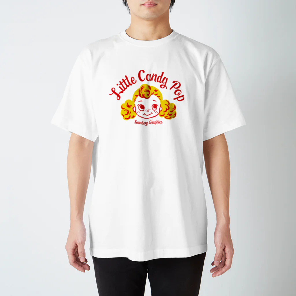 SUNDAYS GRAPHICSのLittle Candy Popちゃん！ スタンダードTシャツ