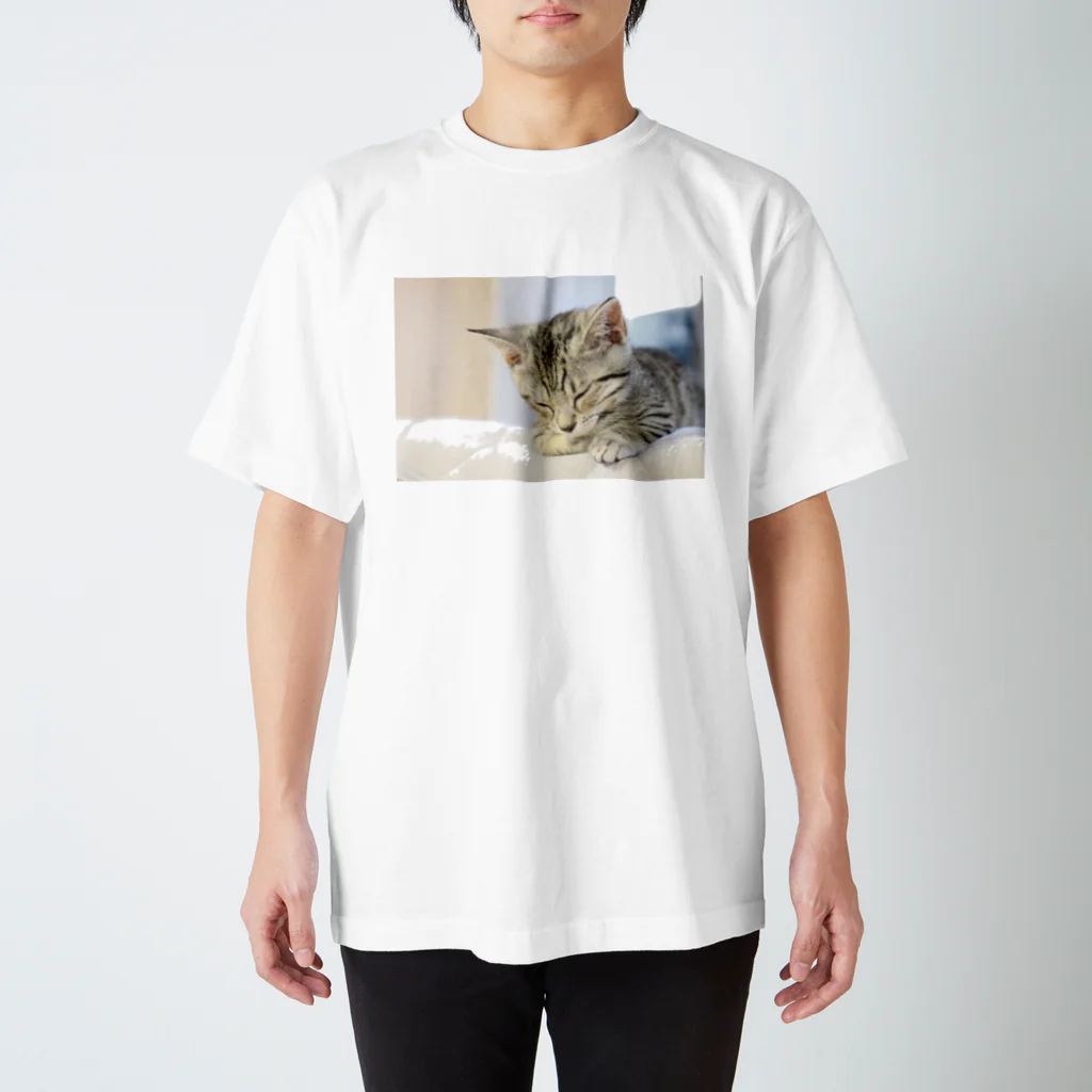 キティのおひるね子猫（マンチカン） Regular Fit T-Shirt