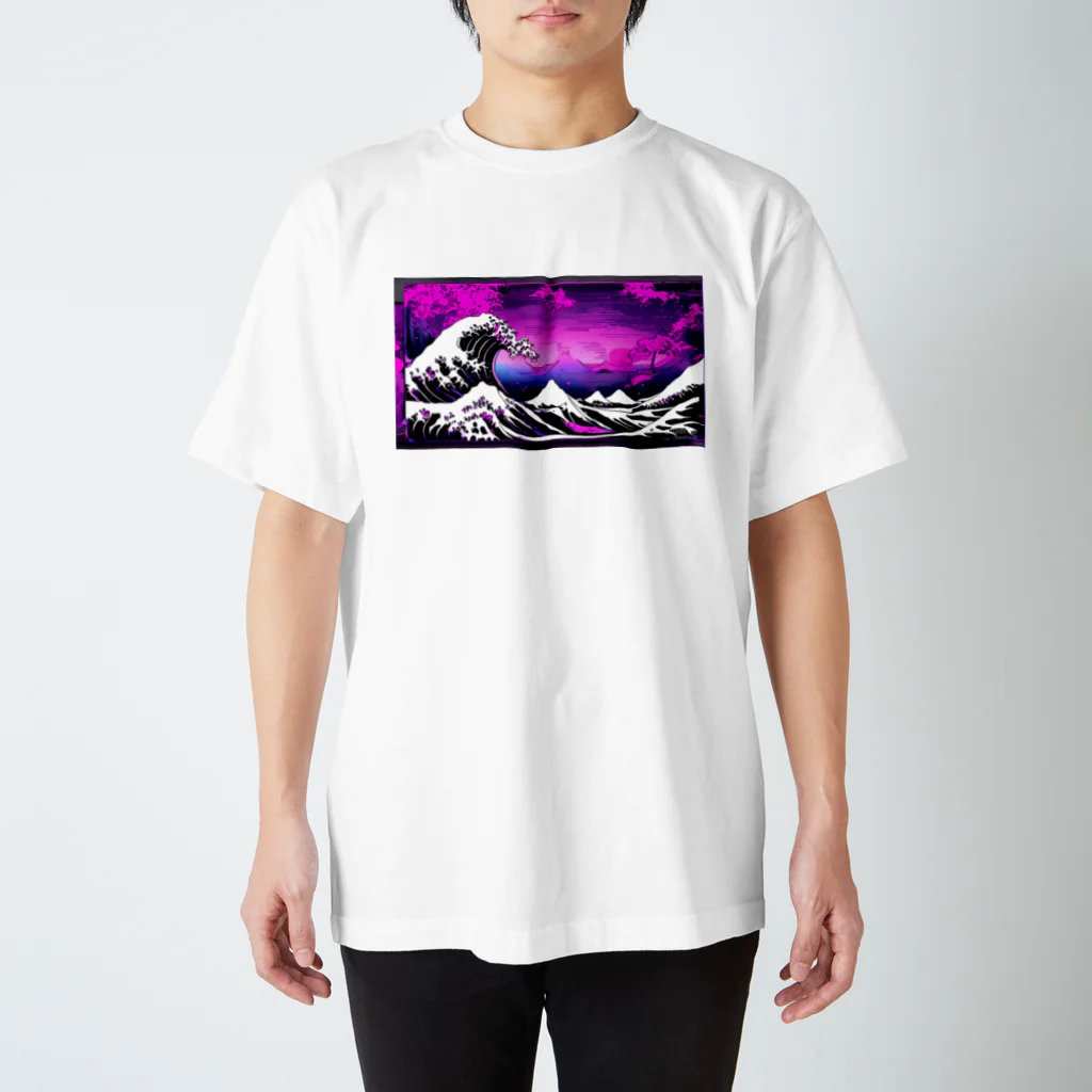 JAPANESE_GODの神奈川沖浪裏 スタンダードTシャツ