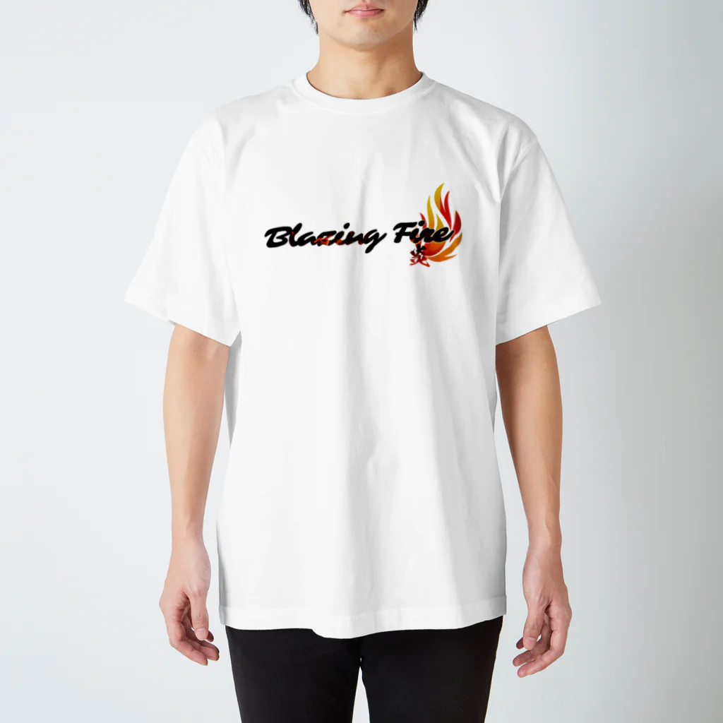 ArayashikI_Japanの炎-Blazing Fire-【淡色系アパレル】 Regular Fit T-Shirt