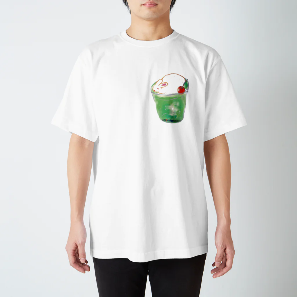 なないろ卯さぎのク卯リームソーダ スタンダードTシャツ