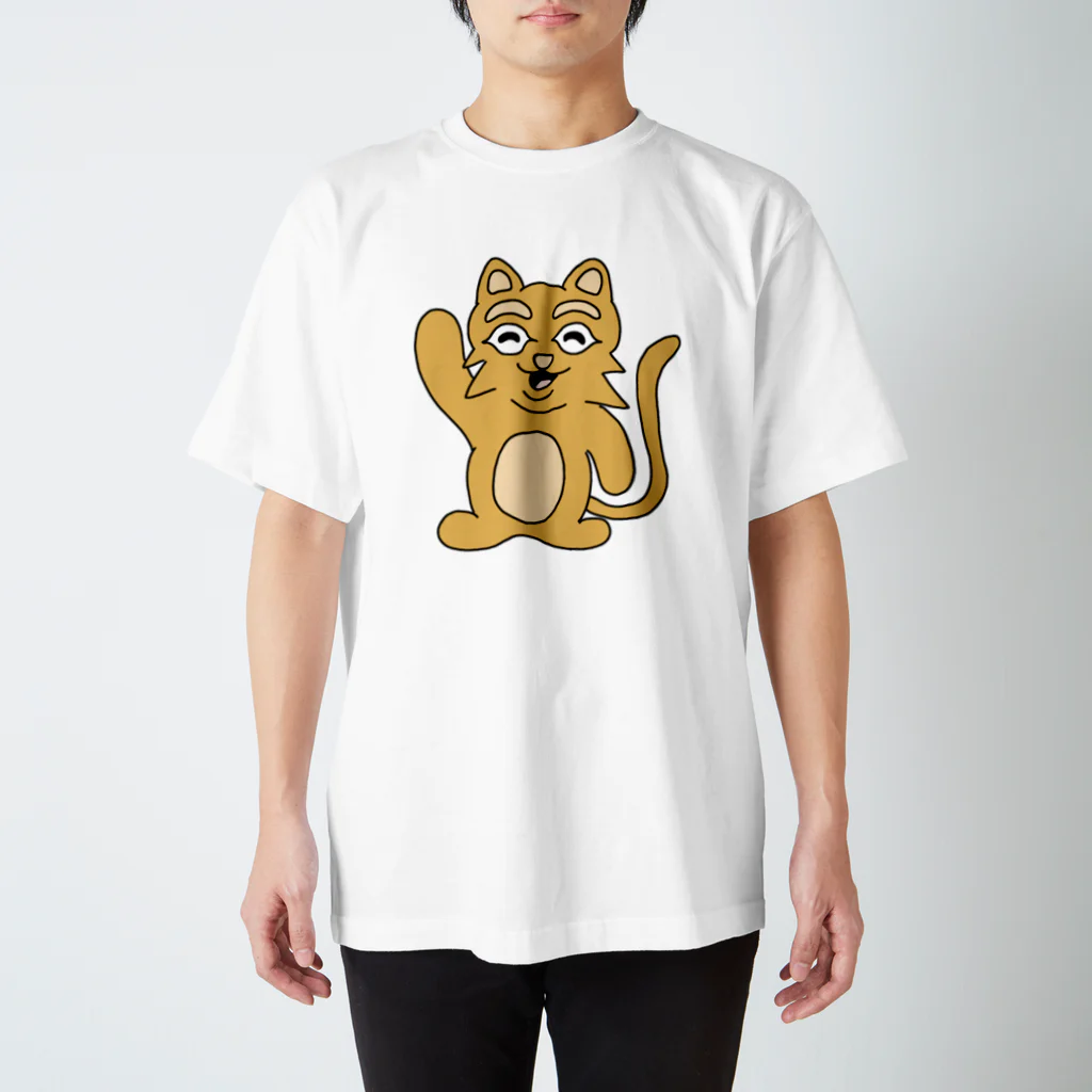 須田ふくろうの素直な猫のスナネコ スタンダードTシャツ