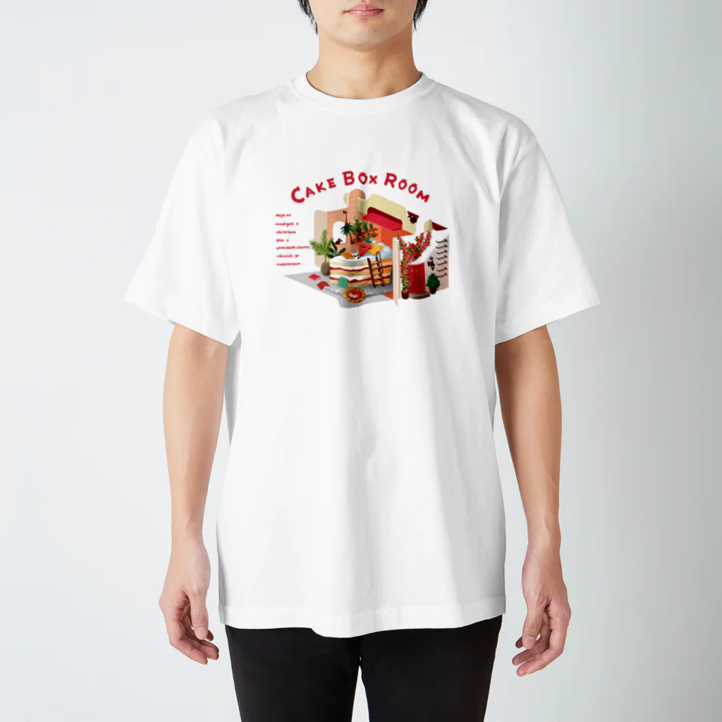 喫茶角砂糖のケーキボックスルーム Regular Fit T-Shirt