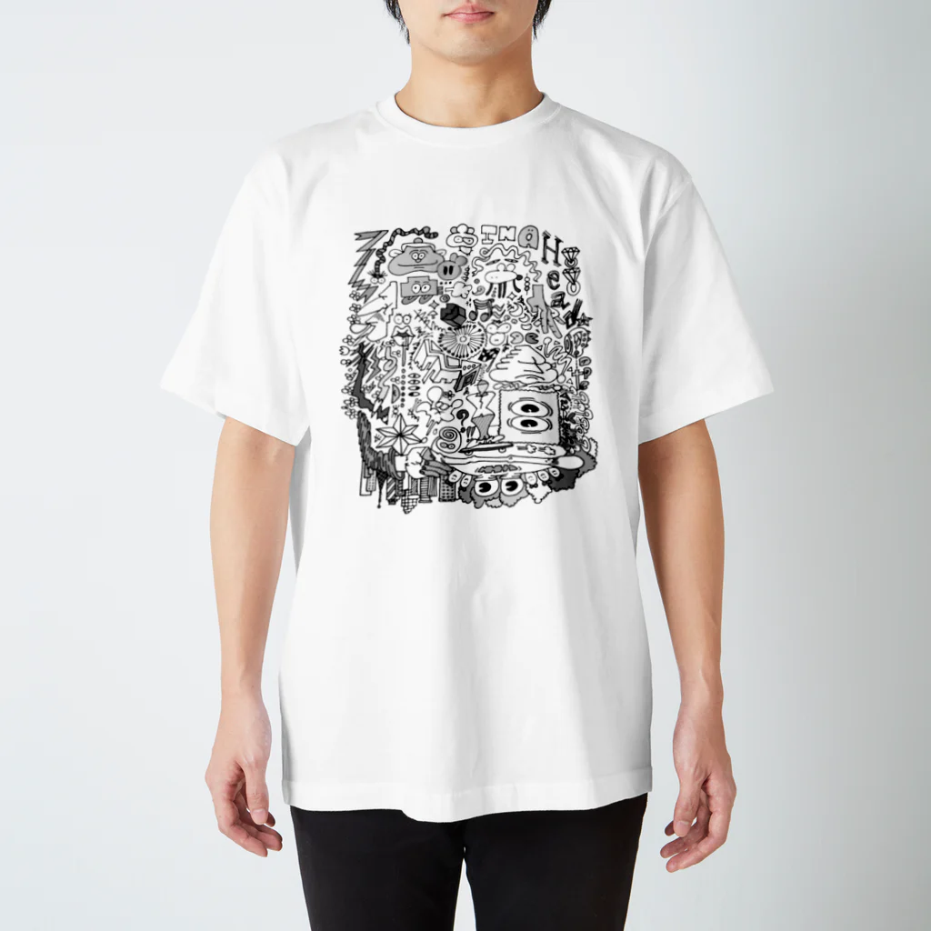 sojiro  suzukiのiroiroモノクロ スタンダードTシャツ