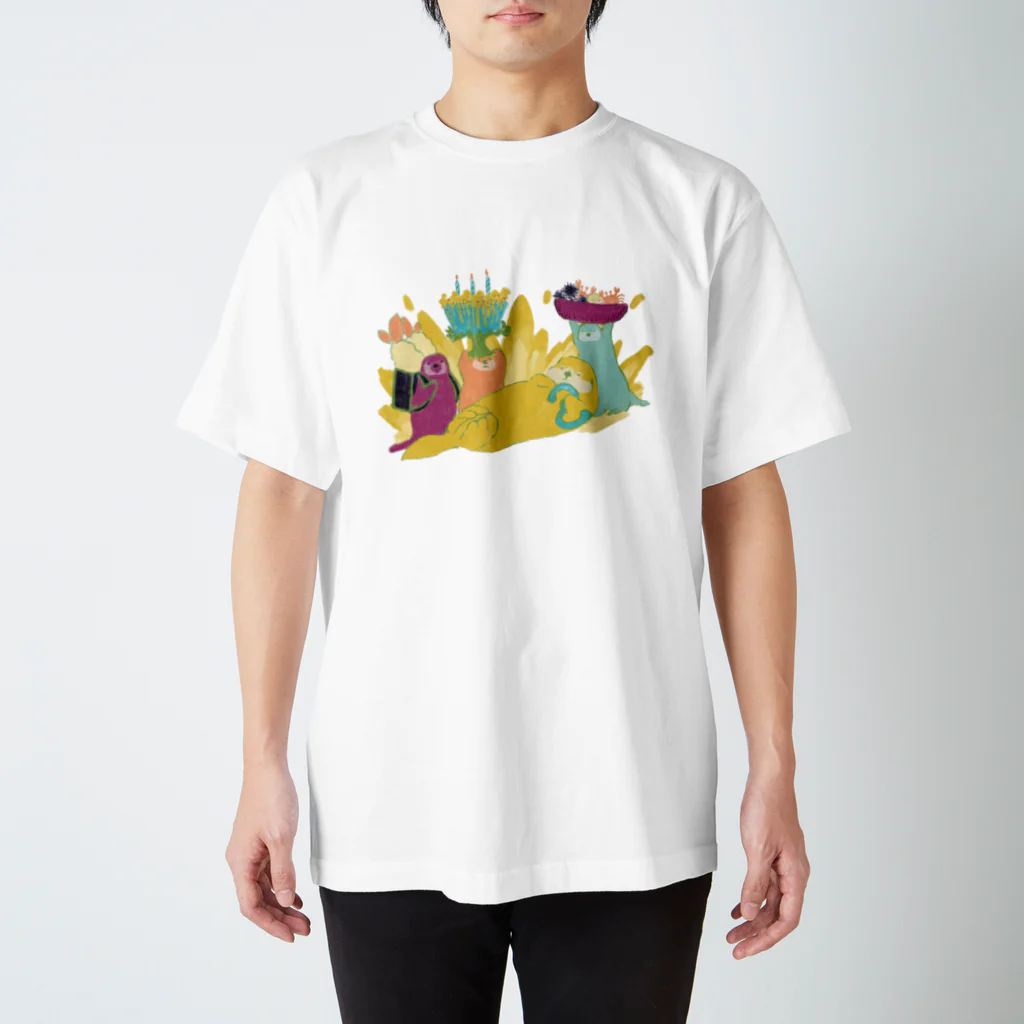 norajimaの貢がれるラッコ スタンダードTシャツ