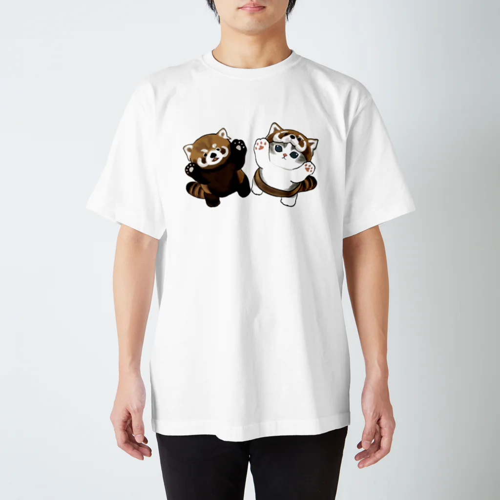 mofusandのレッサーパンダにゃん スタンダードTシャツ