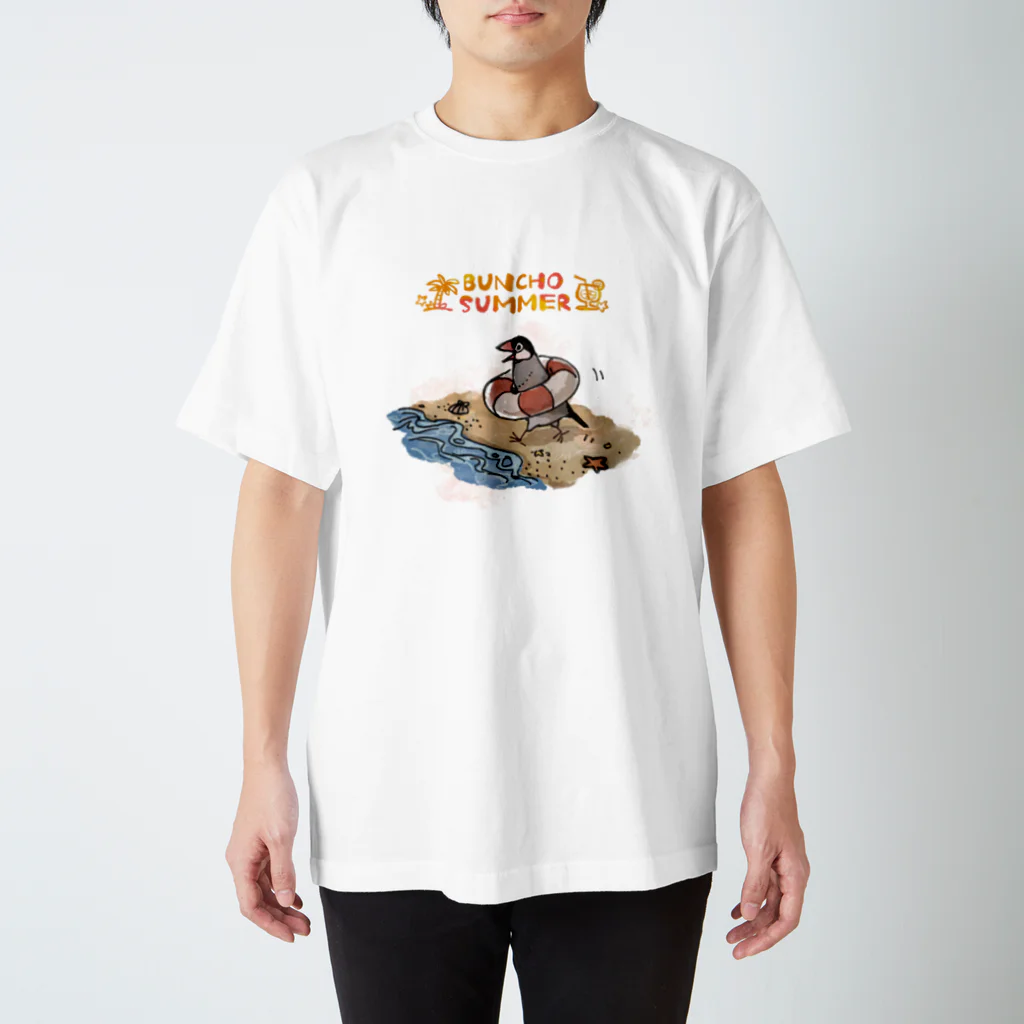 puffer_birdsのサマー文鳥(桜文鳥) Regular Fit T-Shirt
