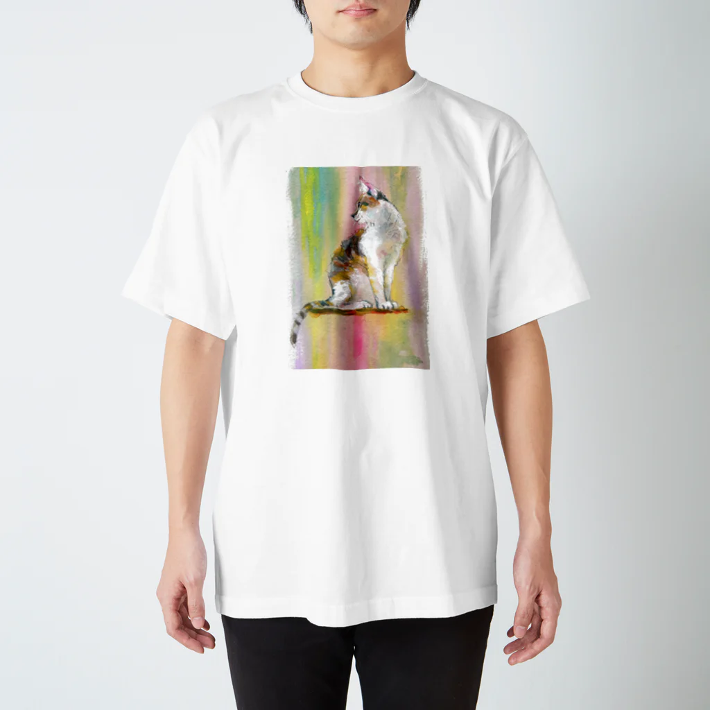 fairyonartのふりむくねこ Regular Fit T-Shirt